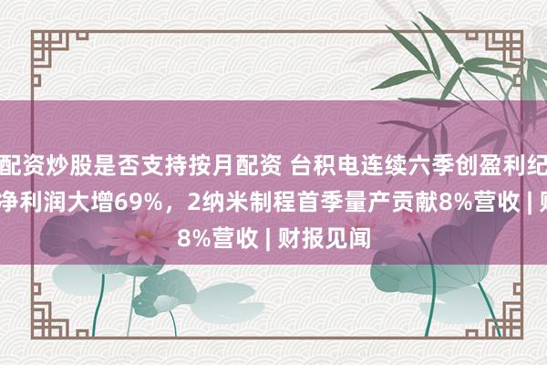 配资炒股是否支持按月配资 台积电连续六季创盈利纪录，Q3净利润大增69%，2纳米制程首季量产贡献8%营收 | 财报见闻